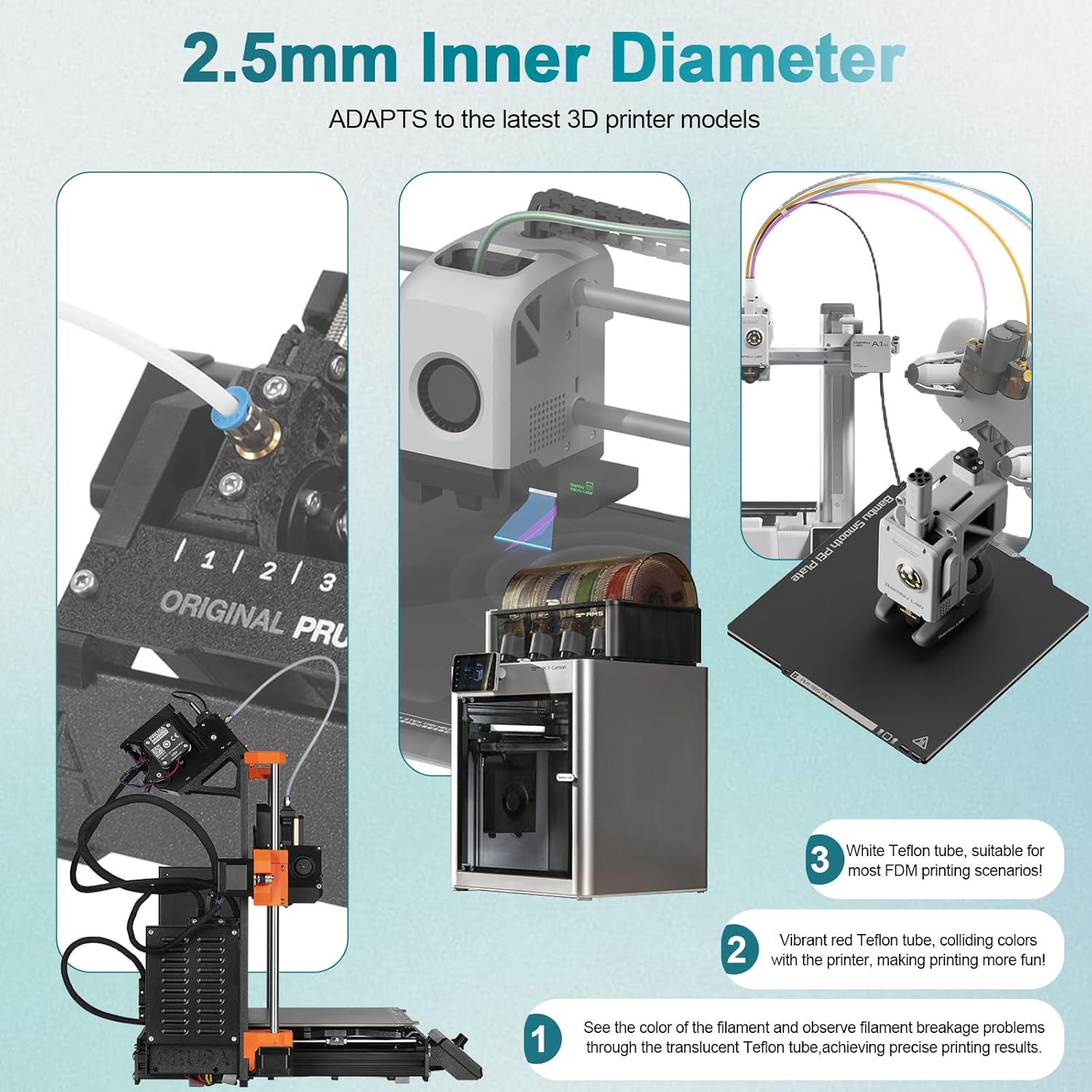 Трубка из ПТФЭ для Bambu Lab P – обзор и цена 3D Printing Industry