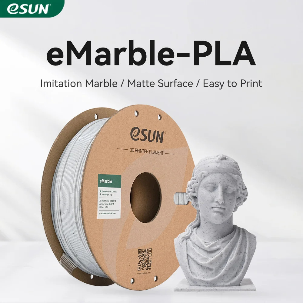 Филамент ESUN Marble PLA 1.75  – обзор и цена 3D Printing Nylon