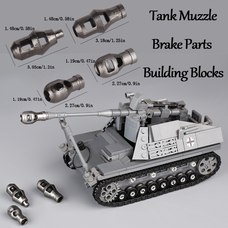 Военная танковая пушка MOC WW2 – обзор и цена 3D Printing Lego Bricks